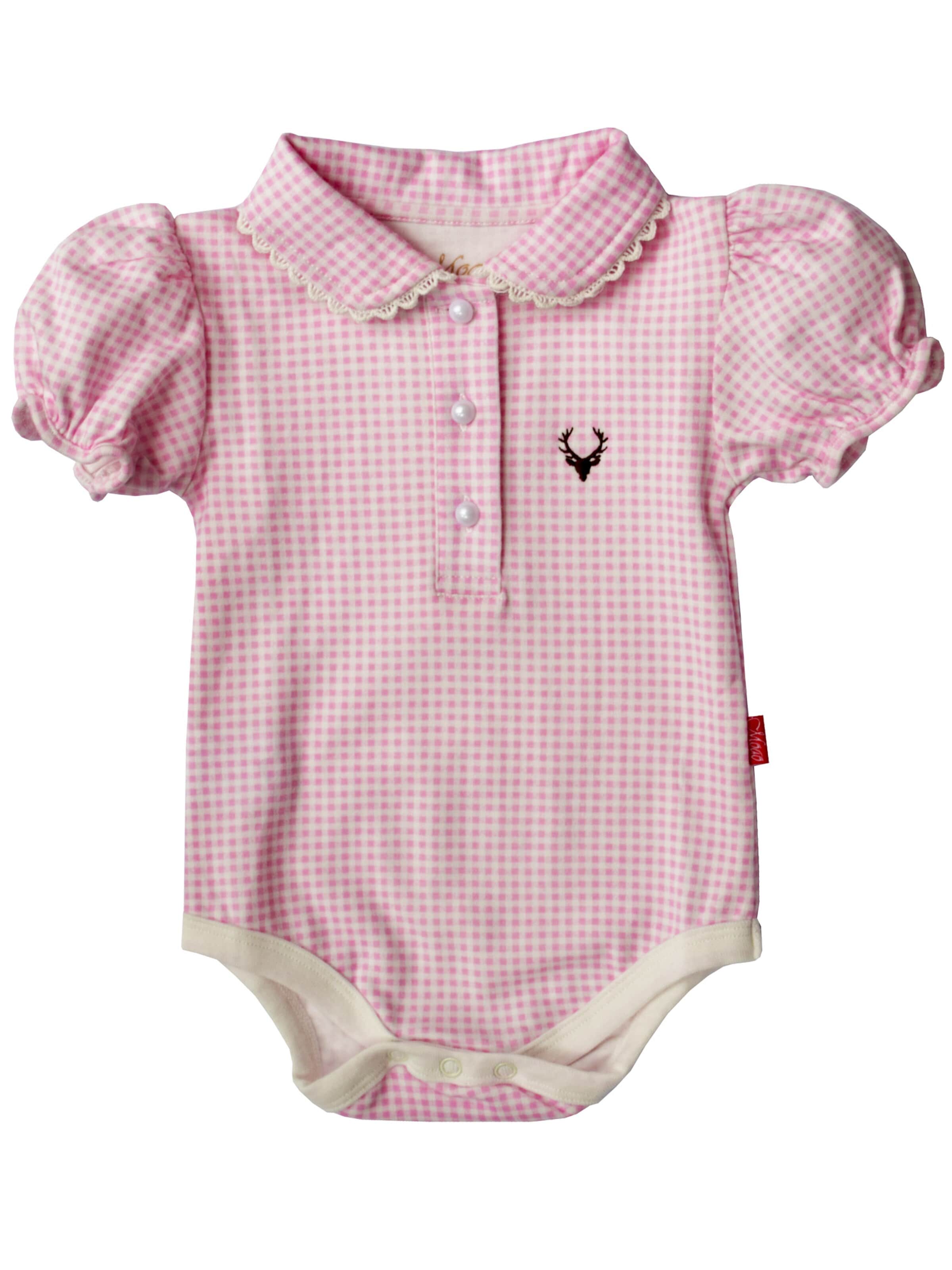 Mogo Strampler/Body 'Mogobody'‌‌‌‌‌‌‌‌‌‌ in Pink: Vorderseite