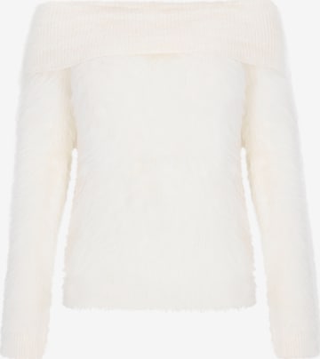 faina Pullover in Weiß: Vorderseite