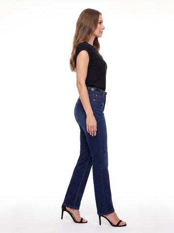 ESRA Regular Jeans 'Straight Leg Jeans aus extra weicher Baumwolle'‌‌ in Blau
