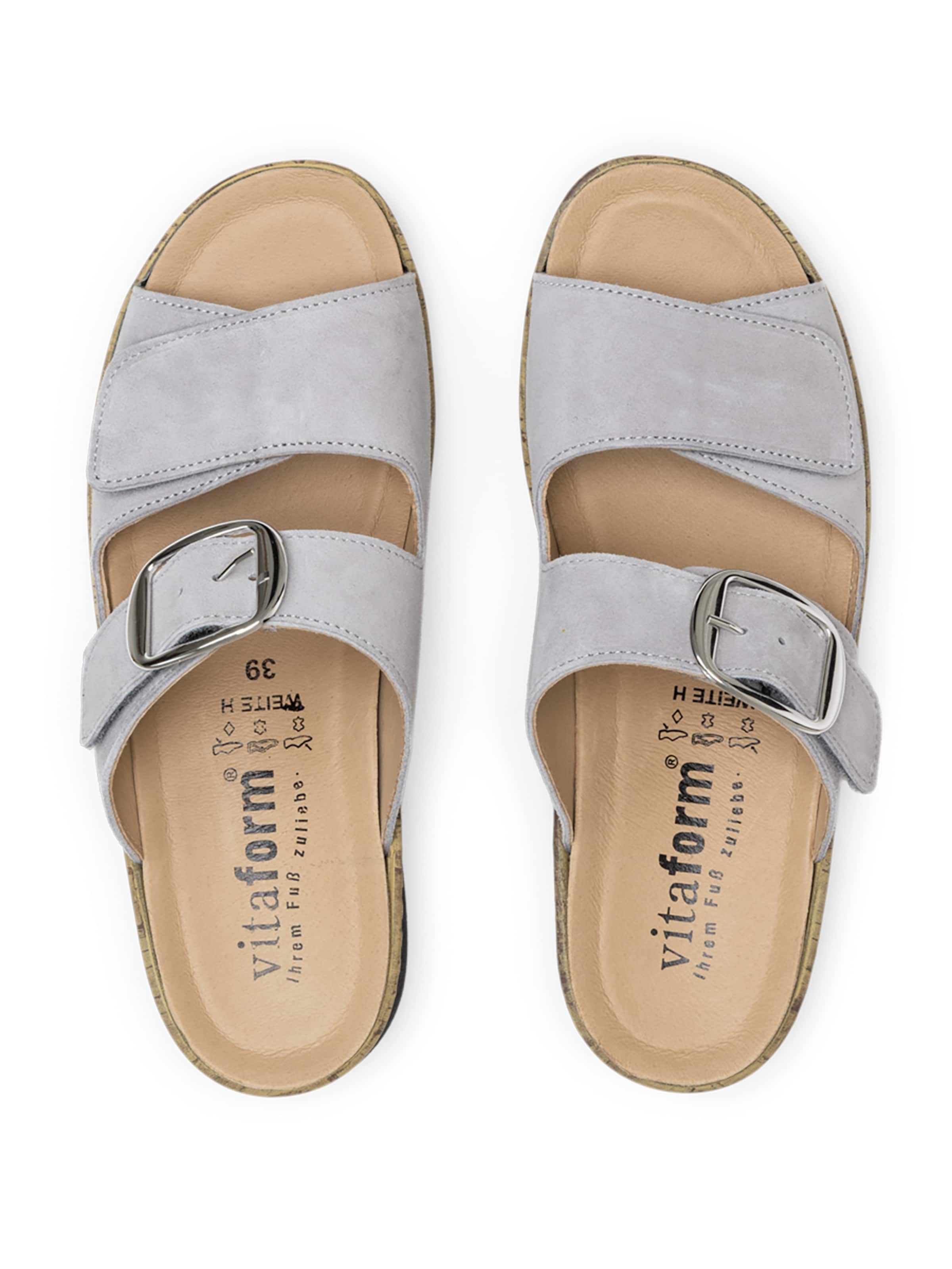 VITAFORM Pantolette in Grau
