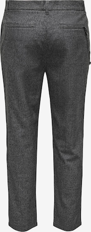 Effilé Pantalon à pince 'LOU' Only & Sons en gris