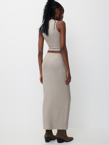 Pull&Bear Rok in Beige