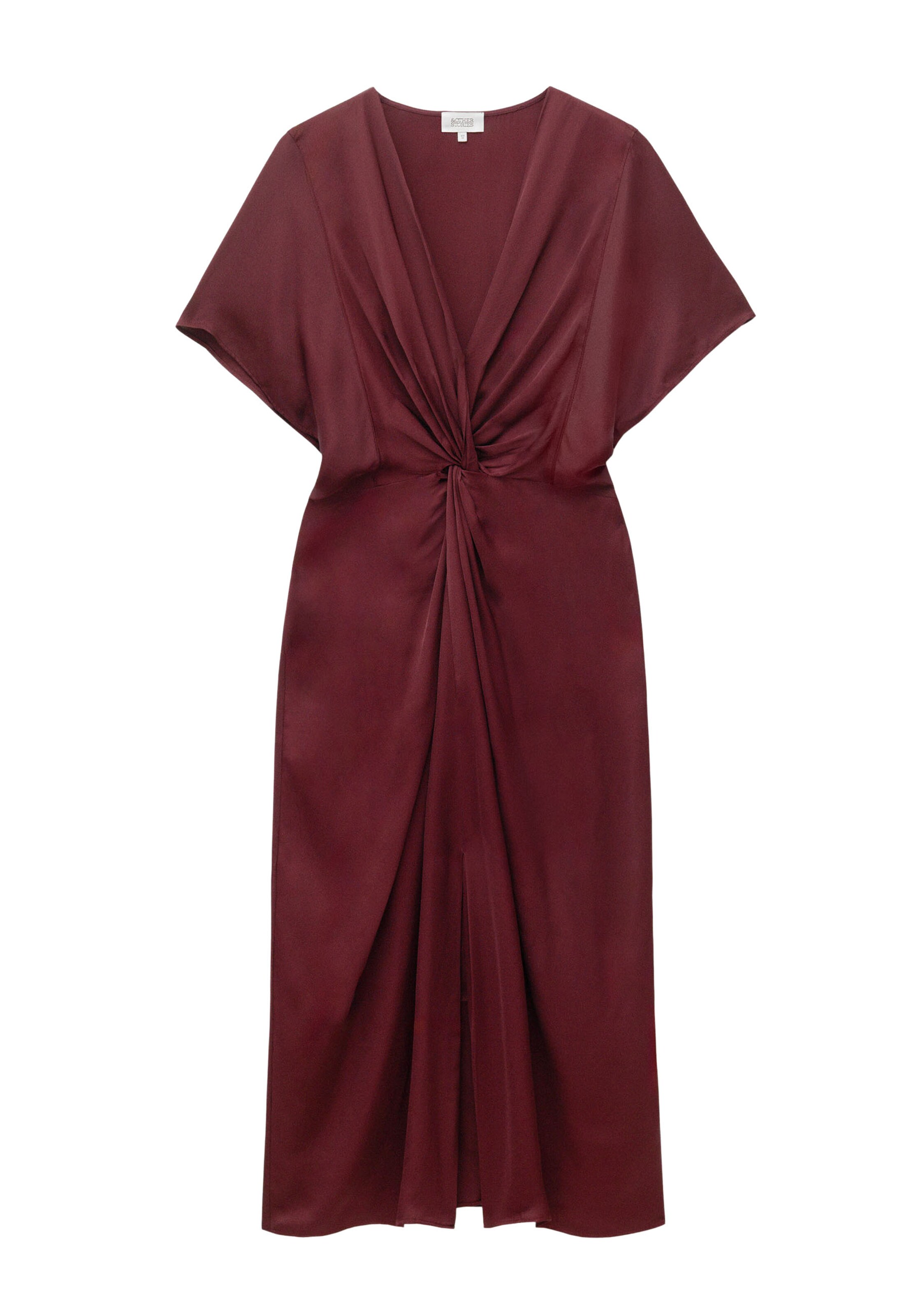 Rochie de cocktail pe 34 & Other Stories pe roșu merlot, Vizualizare produs