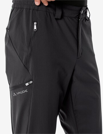 VAUDE Regular Outdoorbroek 'Farley' in Zwart