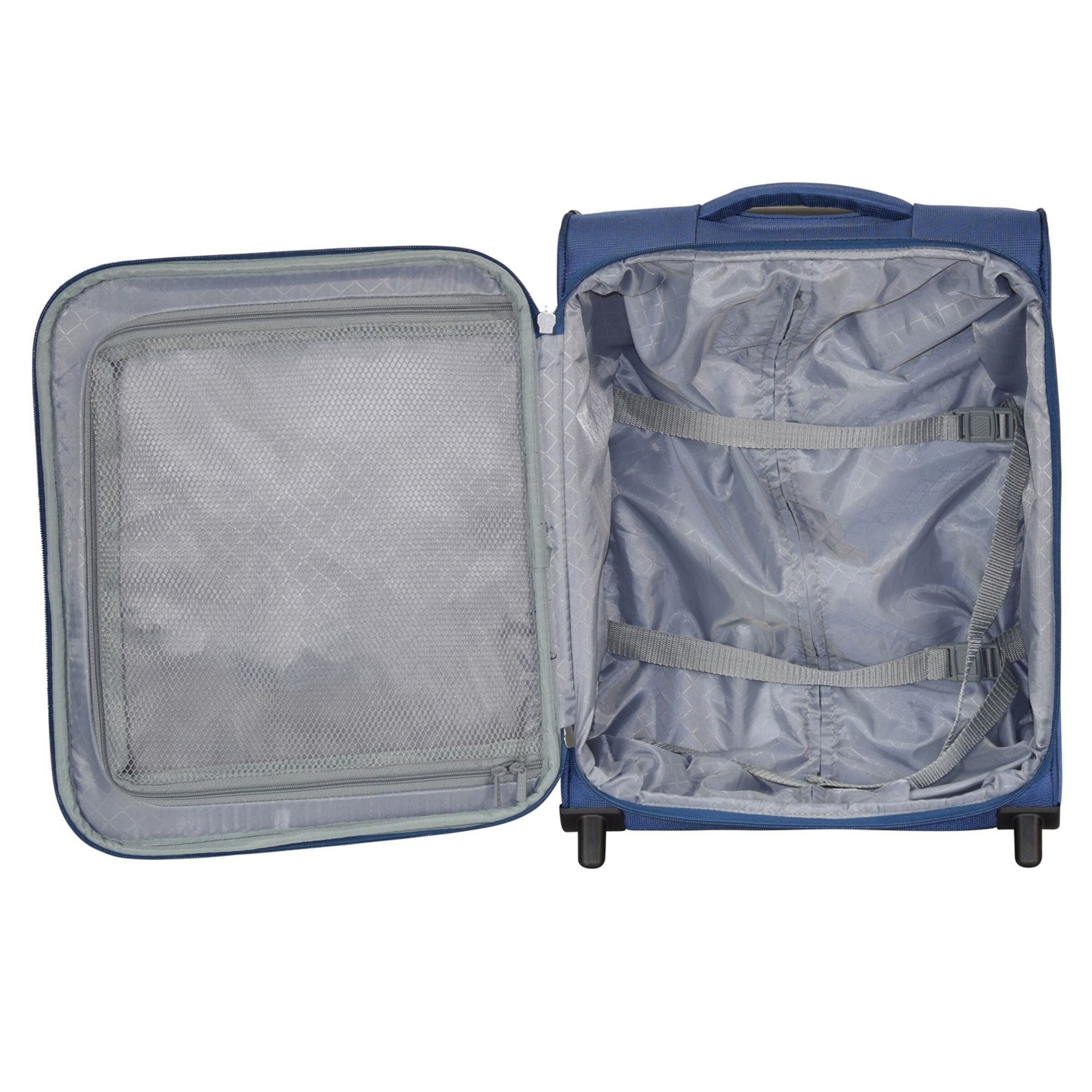 D&N Suitcase Set 'Travel Line 6400' in Blue