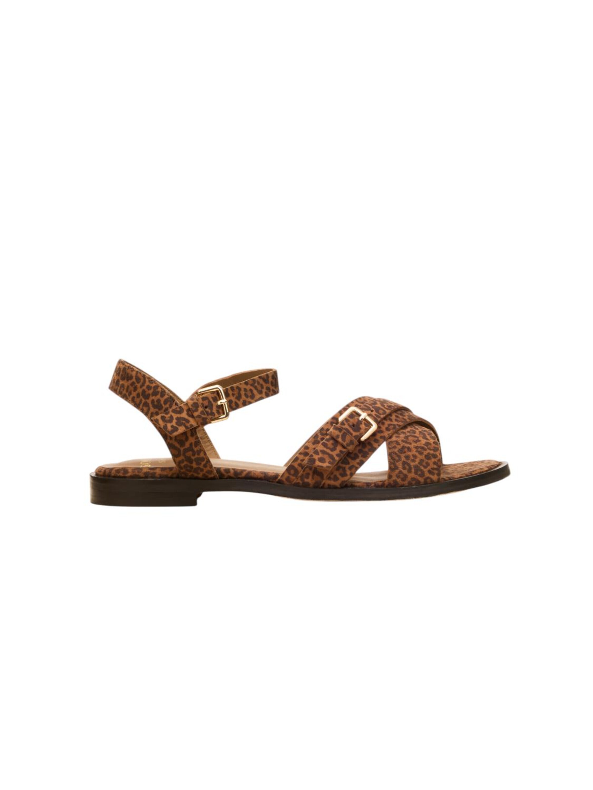 Sandales 'Sandales Hermine - Léopard' Saison en marron
