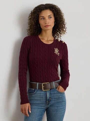 Pull-over Lauren Ralph Lauren en rouge : devant