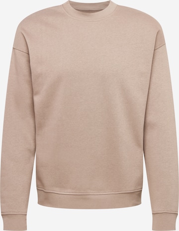 JACK & JONES Sweatshirt in Bruin: voorkant