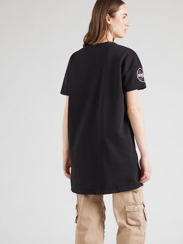 ALPHA INDUSTRIESMajica 'NASA' - crna boja: stražnji dio