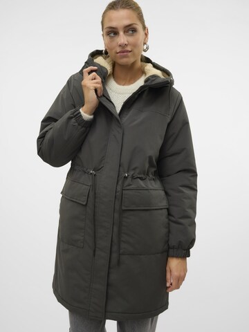 VERO MODA Tussenmantel in Grijs: voorkant