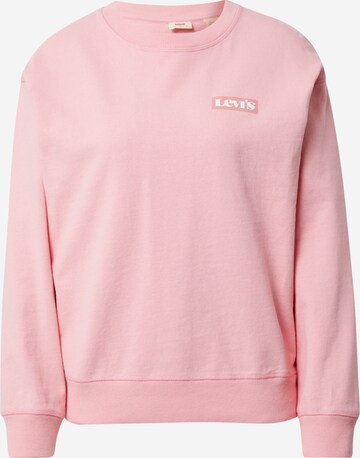 LEVI'S ® Sweatshirt 'Graphic Standard Crewneck Sweatshirt' in Pink: predná strana