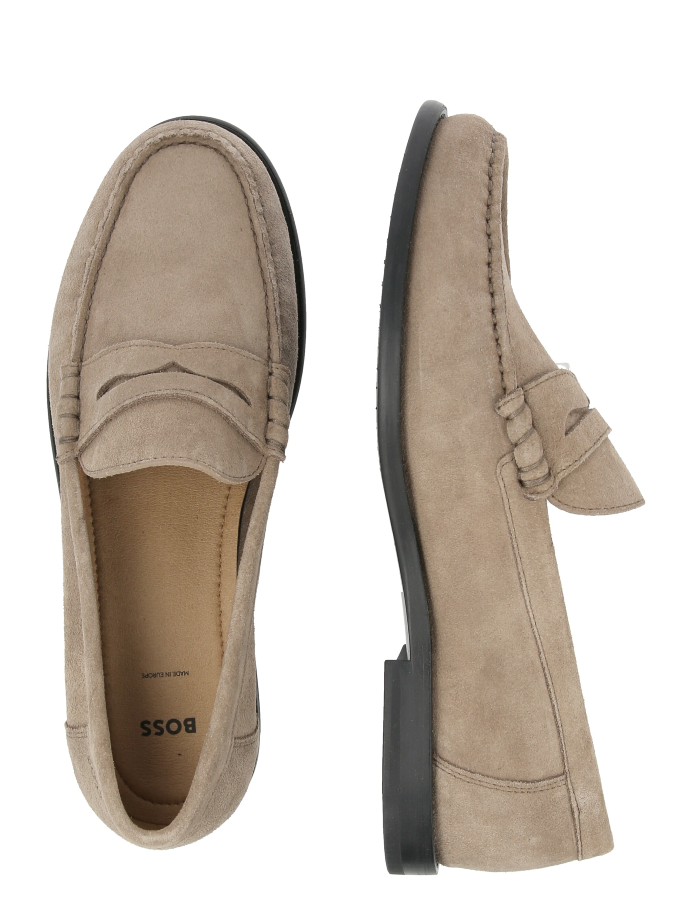 BOSS Mokasíny 'Tevan' – béžová