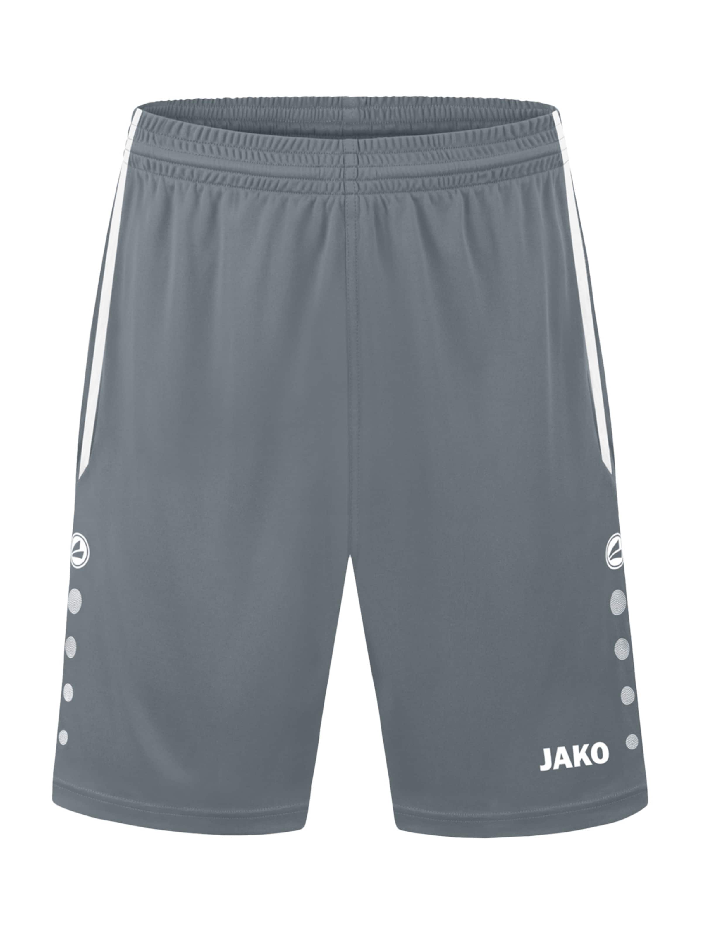 JAKO Regular Workout Pants in Grey: front