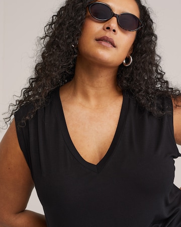 WE Fashion Top | črna barva