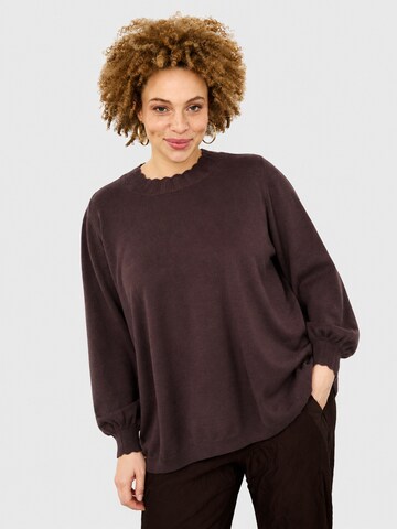Zhenzi Sweater 'Kogle 1493' in Brown