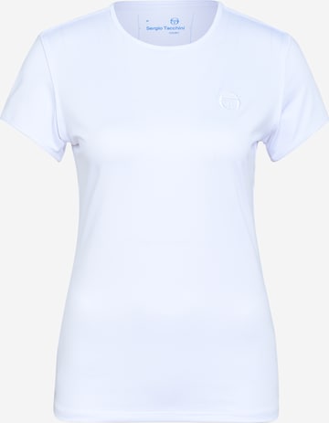 Sergio Tacchini Performance shirt in White: front