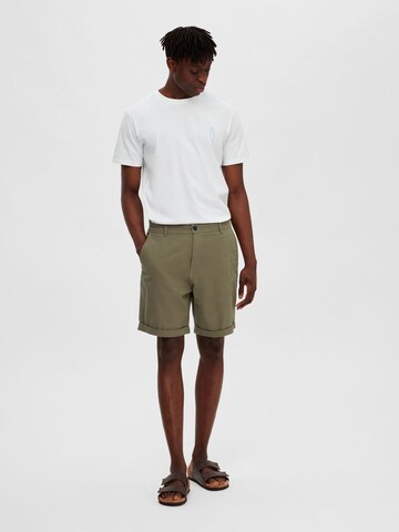 SELECTED HOMME Regular Chino in Groen