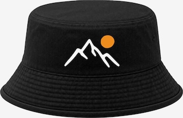 Neverless Hat 'Mountain Sun' in Black: front