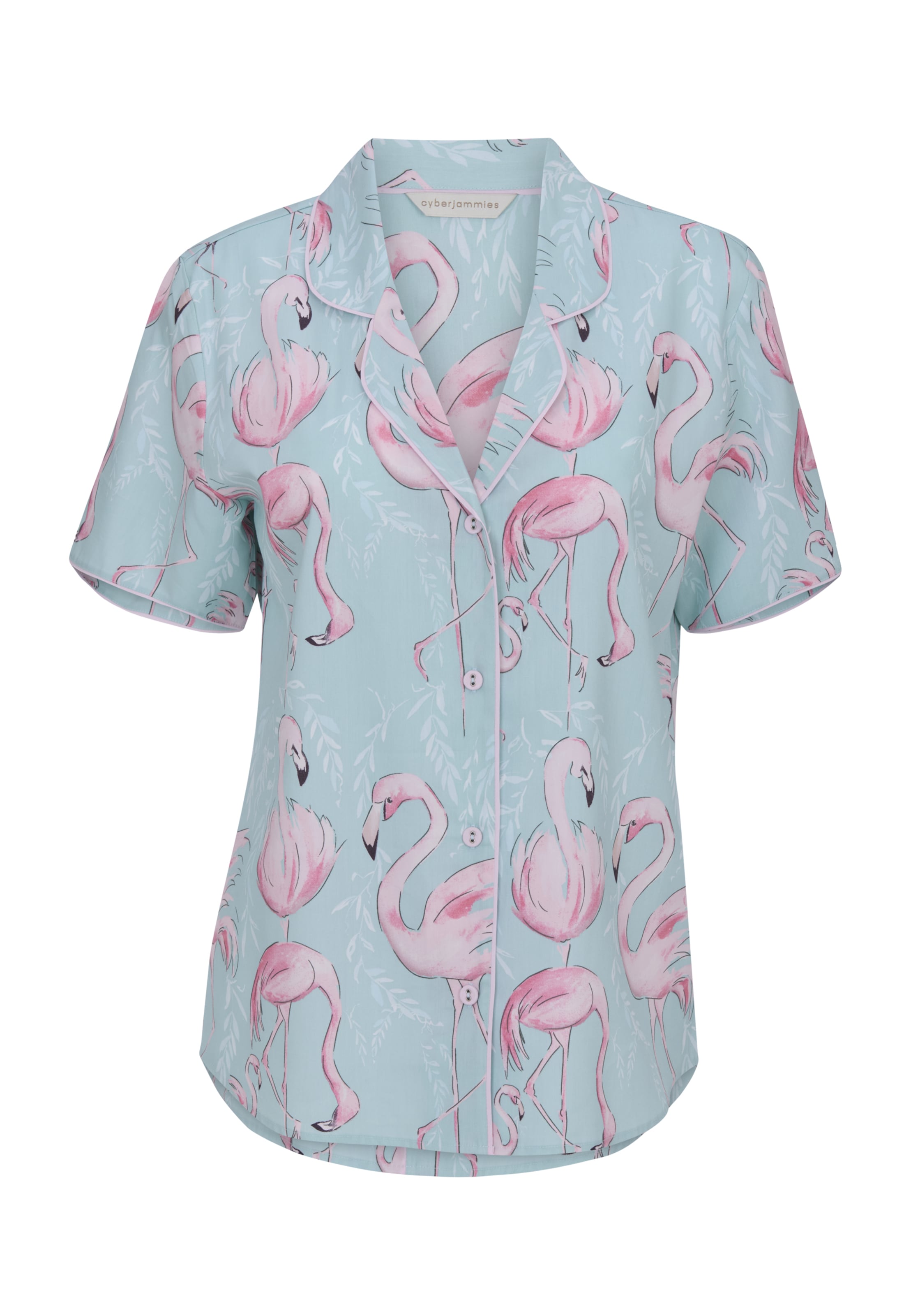 Cyberjammies Pajama shirt 'Francesca' in Mint / Rose, Item view