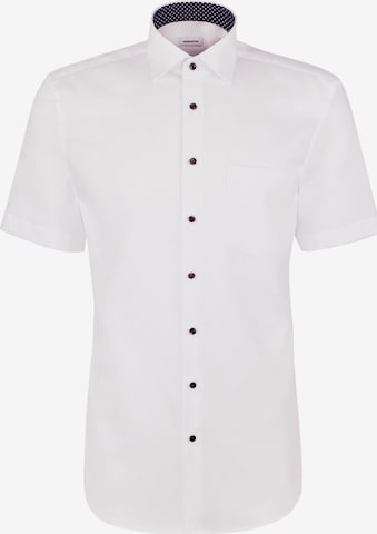Chemise business 'SMART ESSENTIALS' SEIDENSTICKER en blanc : devant