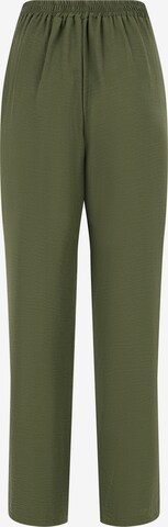 LolaLiza Wide leg Pleat-front trousers in Green