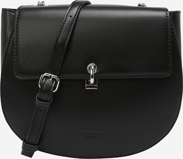 Seidenfelt Manufaktur Crossbody Bag 'Kisa' in Black: front