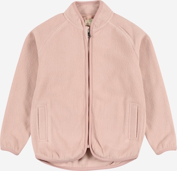 EN FANT Fleece jas in Roze: voorkant