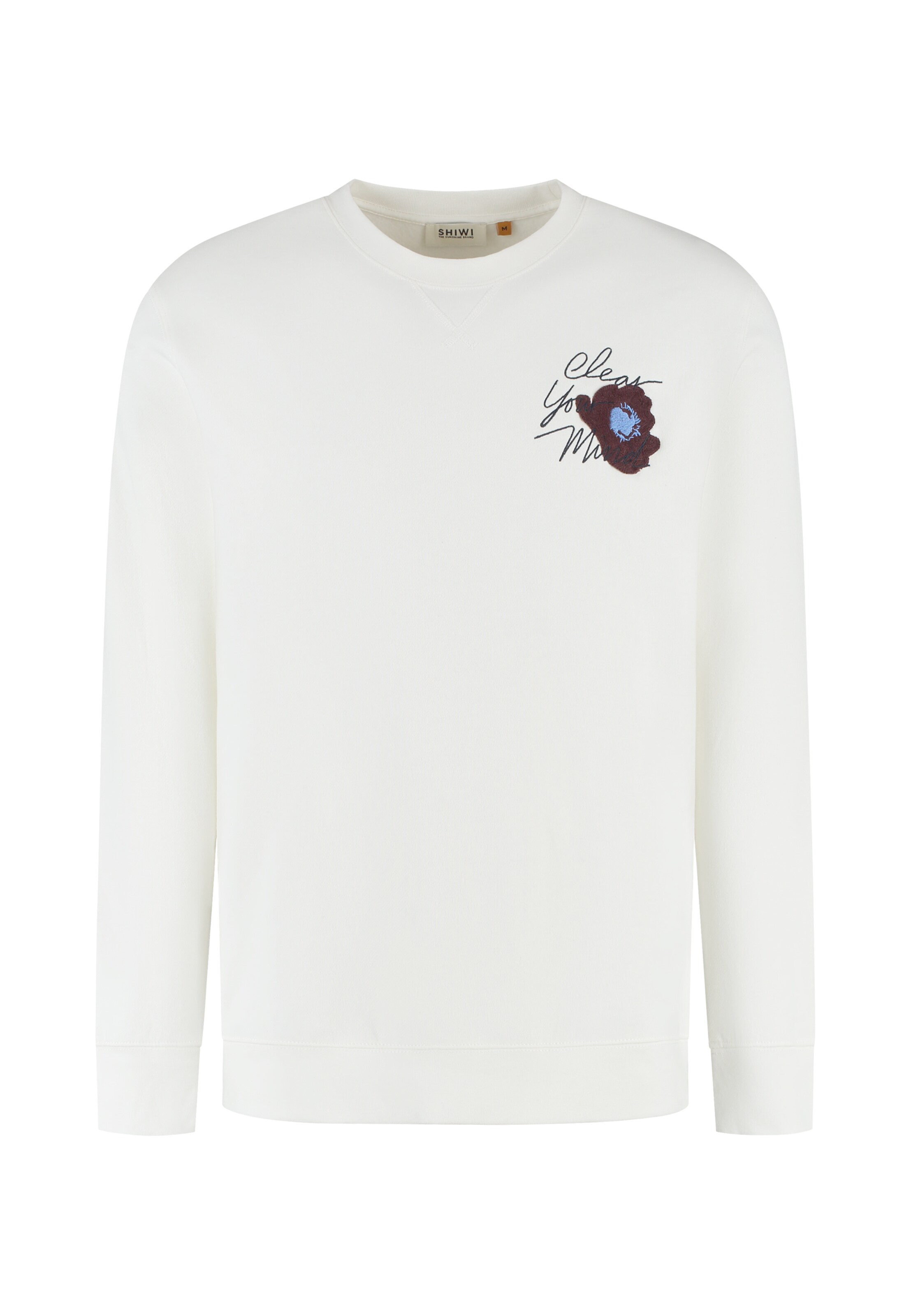 Shiwi Μπλούζα φούτερ 'Dan Unwind' σε λευκό: μπροστά