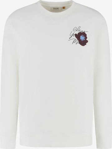 Shiwi Collegepaita 'Dan Unwind' värissä valkoinen: etupuoli