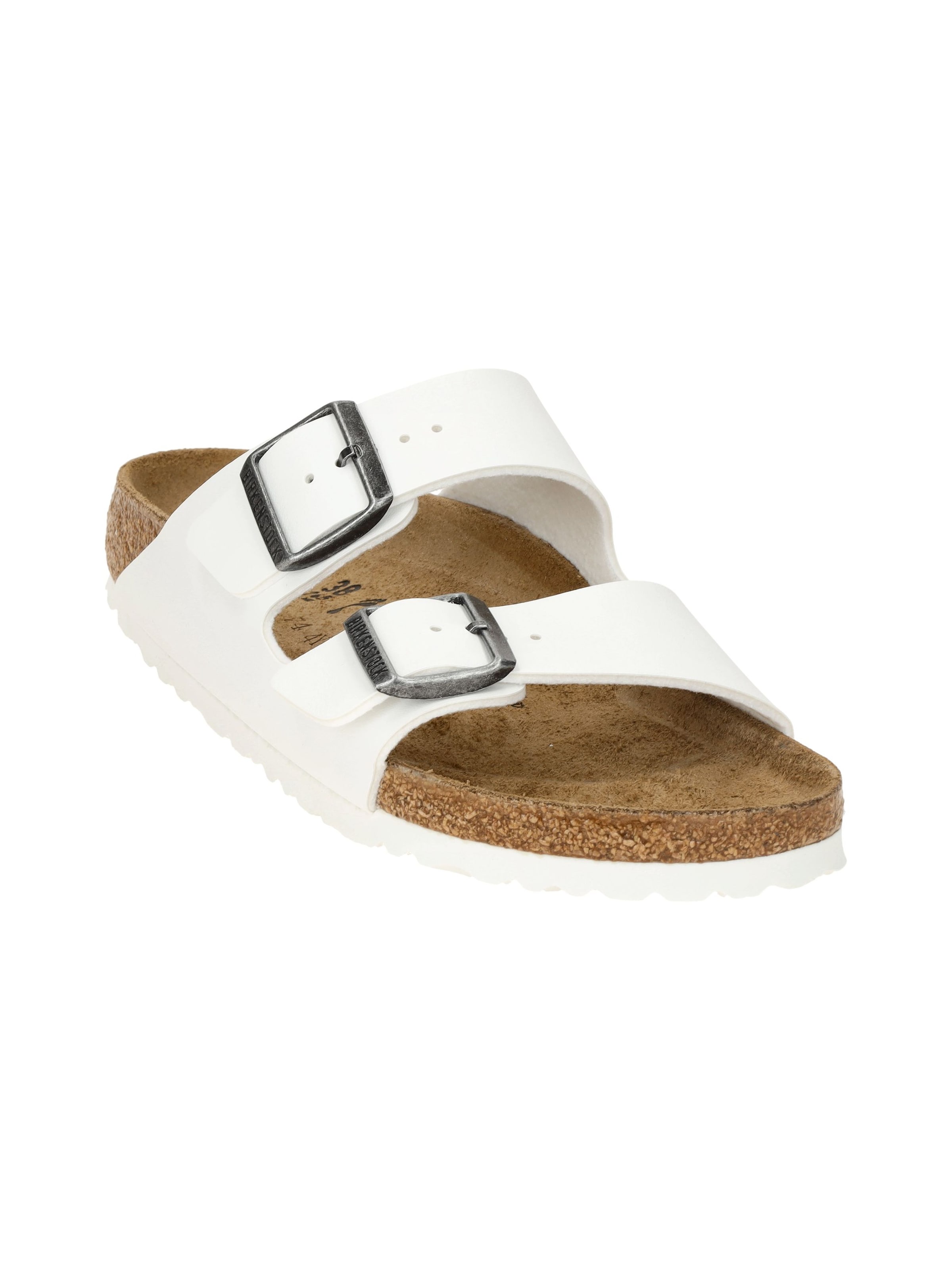 BIRKENSTOCK Pantolette 'Birkenstock Arizona BS  552683' in Weiß