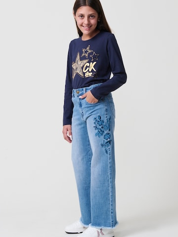 KOROSHI Bő szár Farmer - kék