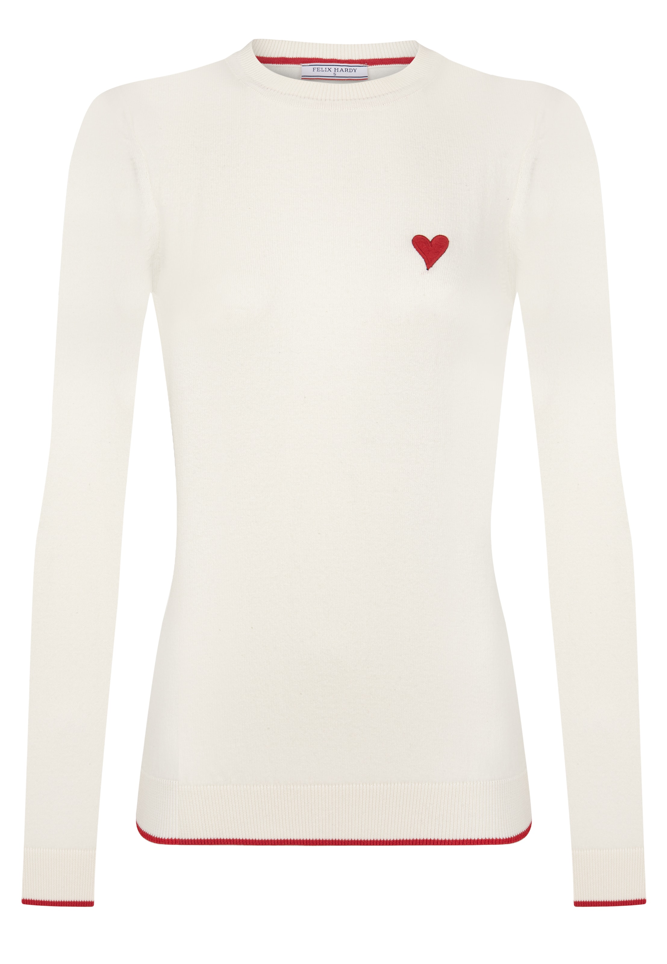 Felix Hardy Pullover in Weiß: Vorderseite