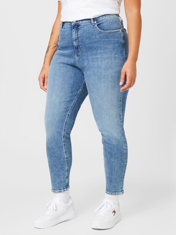 Calvin Klein Jeans Curve Skinny Jeans in Blauw: voorkant