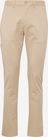 Coupe slim Pantalon chino 'BLEECKER ESSENTIAL' TOMMY HILFIGER en beige : devant