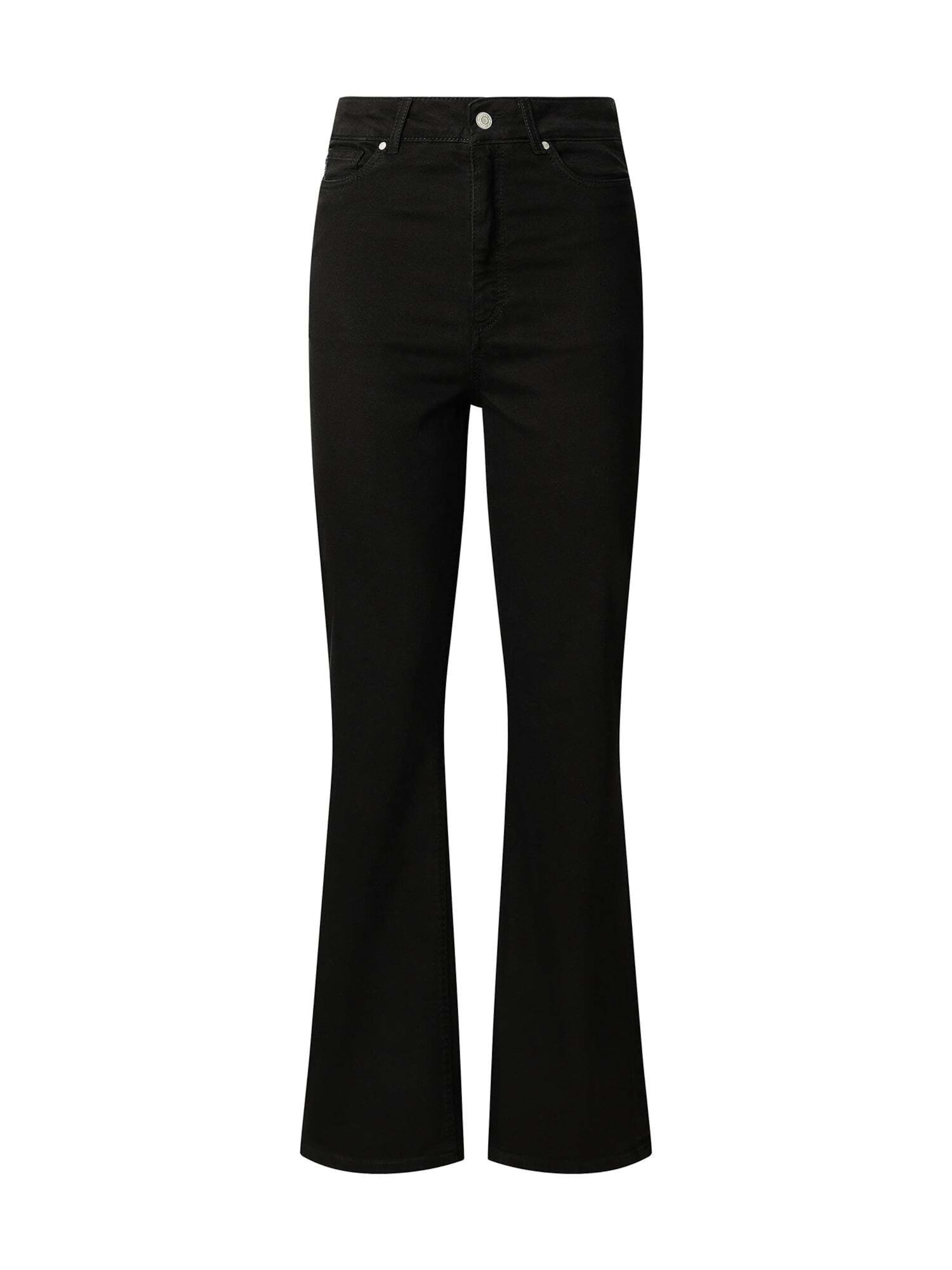 Pepe Jeans Flared Jeans 'Willa' in Black: front