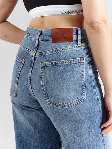 Calvin Klein Jeans Baggy Džíny – modrá