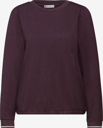 STREET ONE Sweatshirt in Lila: Vorderseite