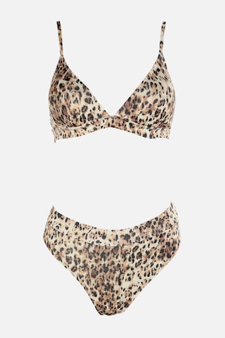 TrendyolBikini - smeđa boja: prednji dio