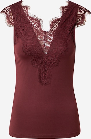 PIECES Top in Red: front