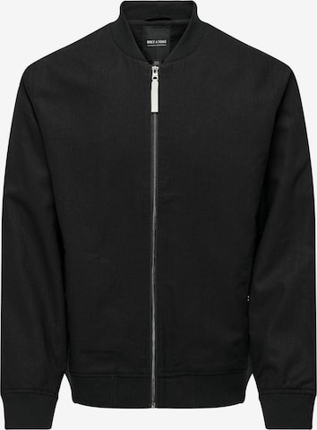 Only & Sons Between-season jacket 'KENT' in Black: front