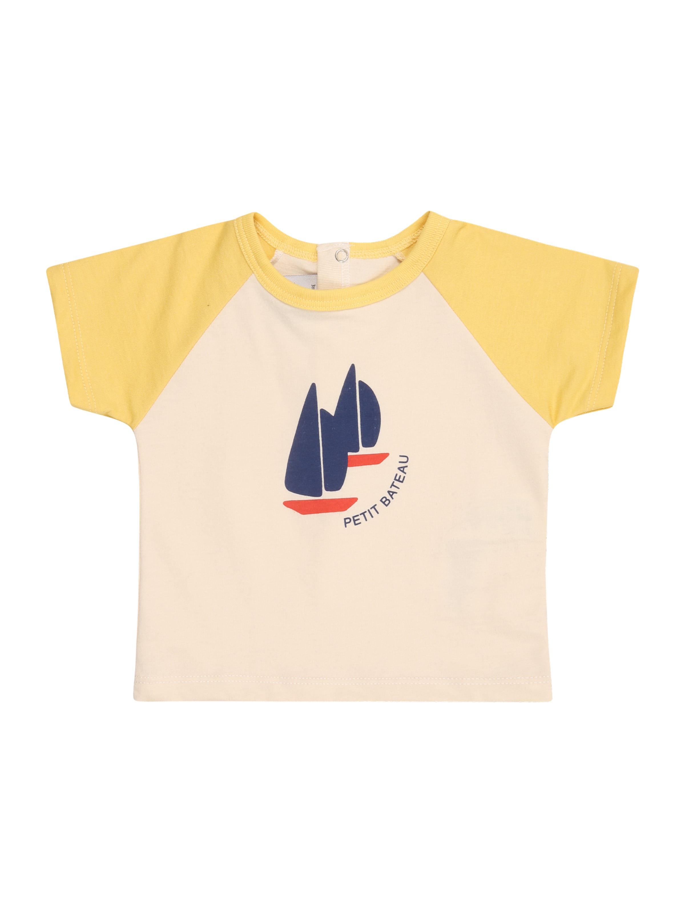 dzeltens PETIT BATEAU T-Krekls: no priekšpuses