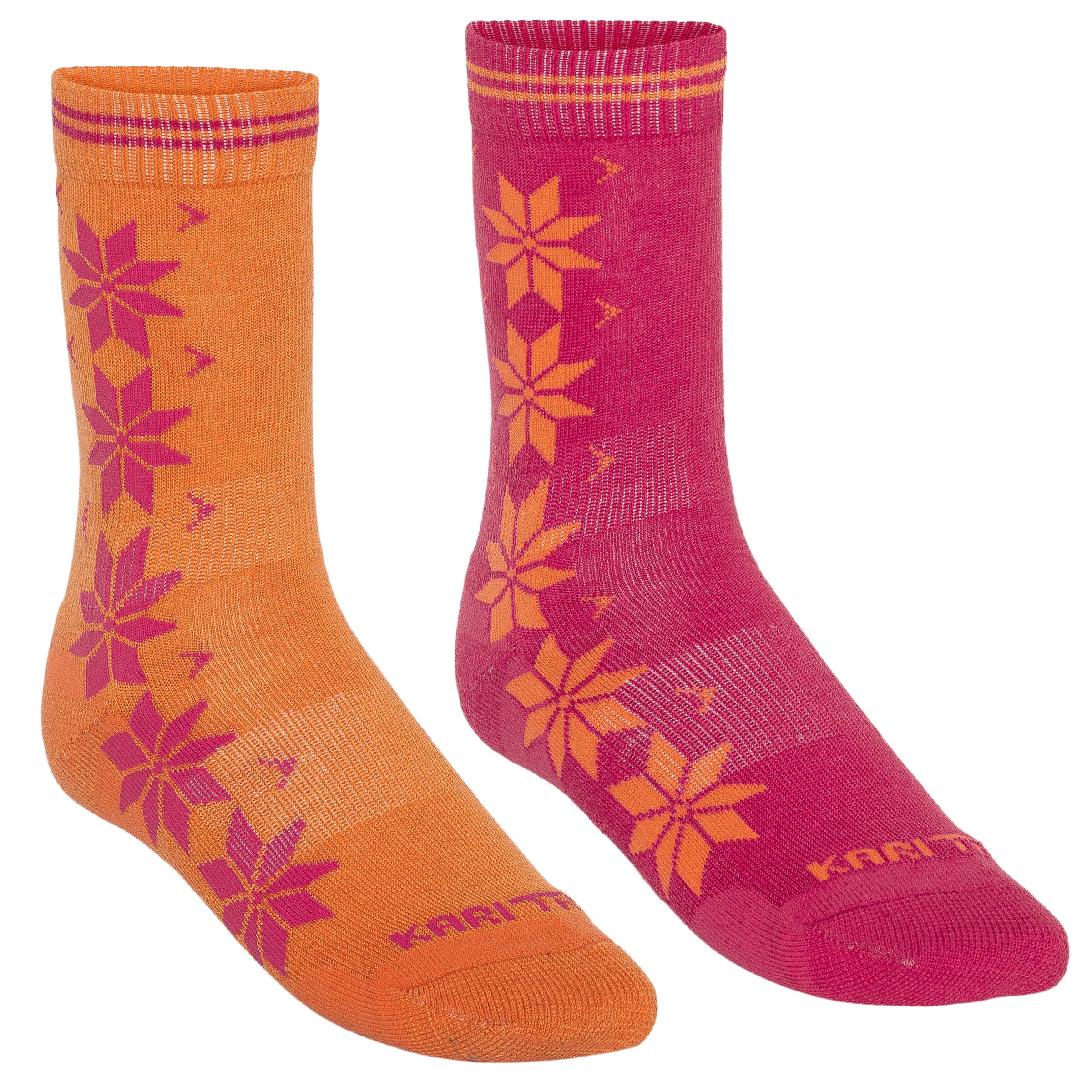 Kari Traa Athletic Socks 'Vinst' in Orange: front