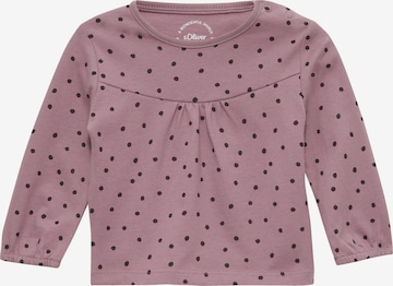 s.Oliver Shirt in Lila: Vorderseite