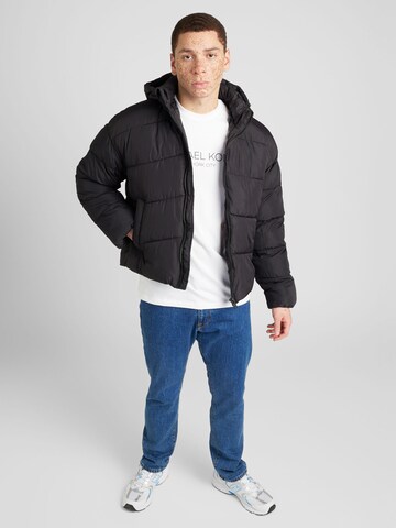 JACK & JONES - Chaqueta de entretiempo 'ELLIOT' en negro