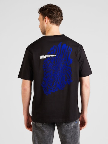 KARL LAGERFELD JEANS Μπλουζάκι σε μαύρο: μπροστά