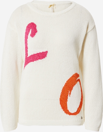 Key Largo Sweater 'DUSTY' in White: front
