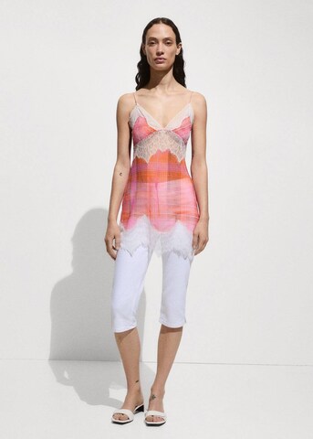 MANGO Top 'Marakech' in Orange