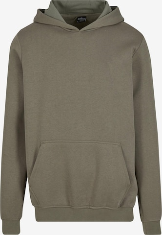 Sweat-shirt 'Essential' Urban Classics en vert : devant