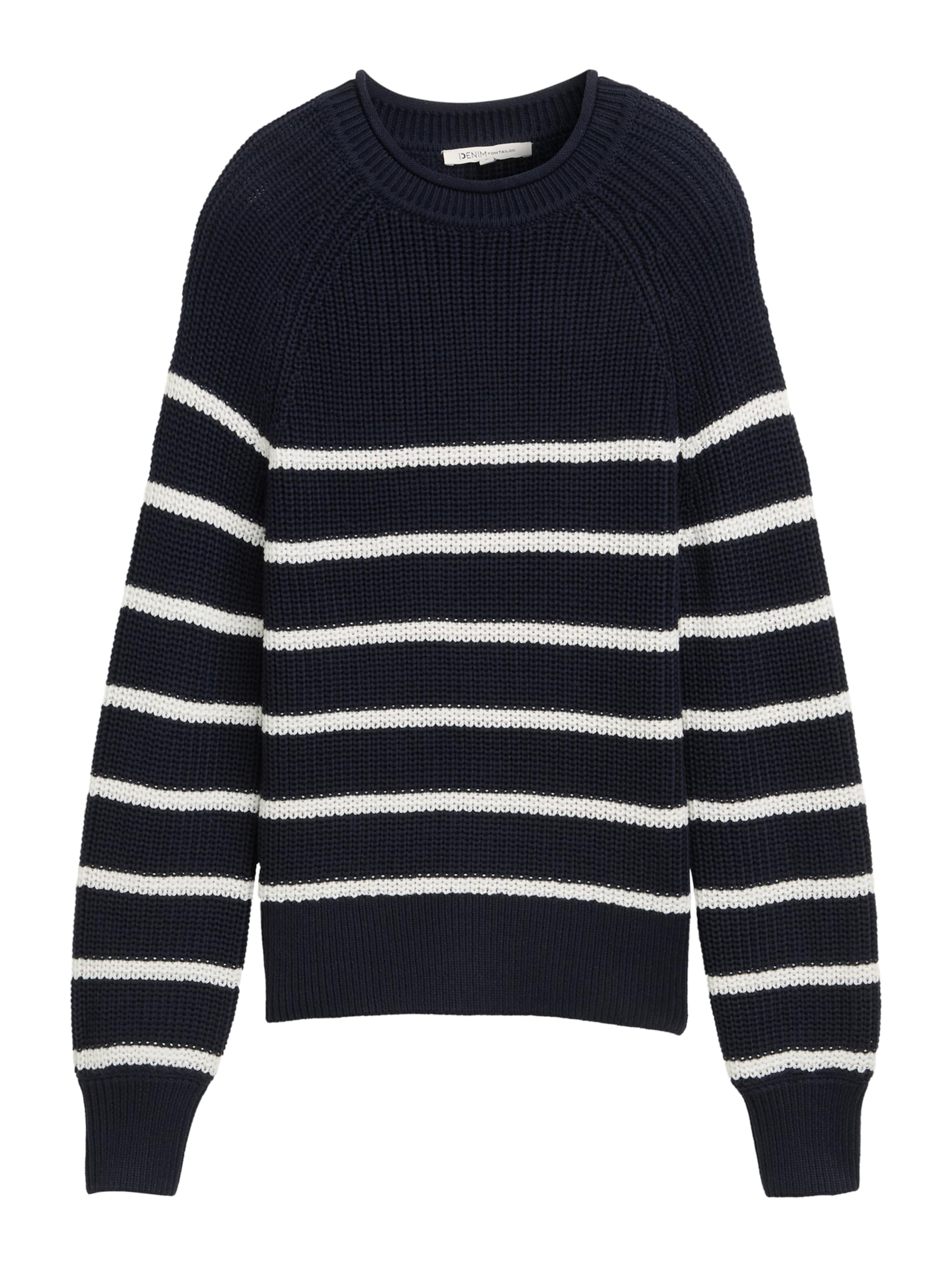 Pull-over TOM TAILOR DENIM en bleu : devant