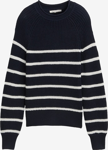 Pull-over TOM TAILOR DENIM en bleu : devant